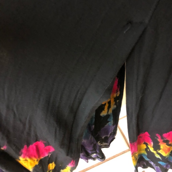 Long Tie Dye Skirt with Slits - Picture 9 of 10